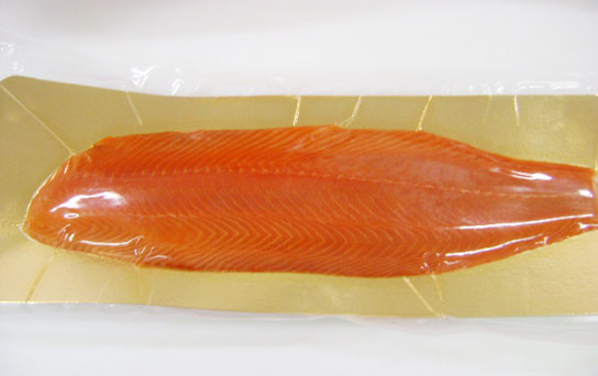 Superior Salmon fillet smoked skin on, 1.8-2kg chilled